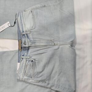 Joe's Jeans Mia Feelin Sparks Vintage Stretch High Rise Wide Leg Light Wash 33